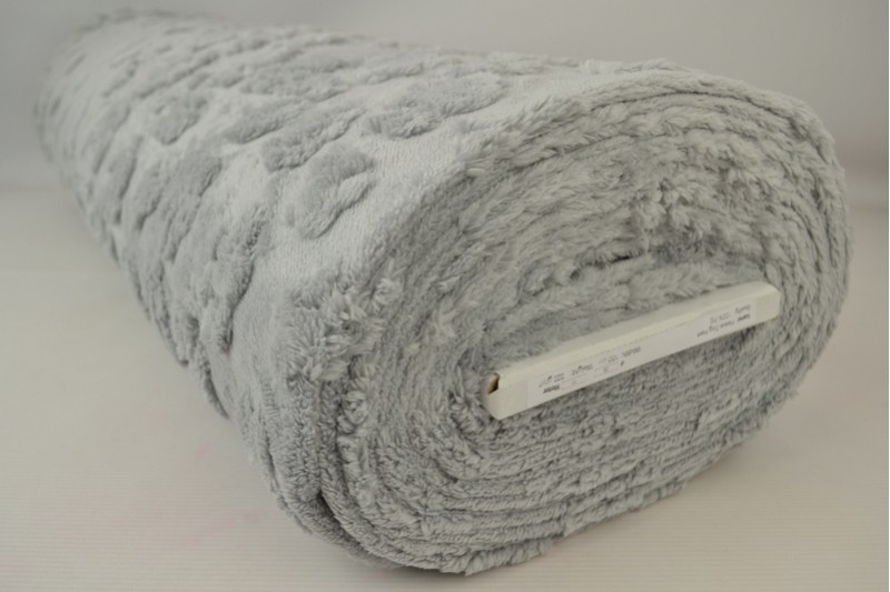 Polaire Pattes de Chien gris argenté, rouleau