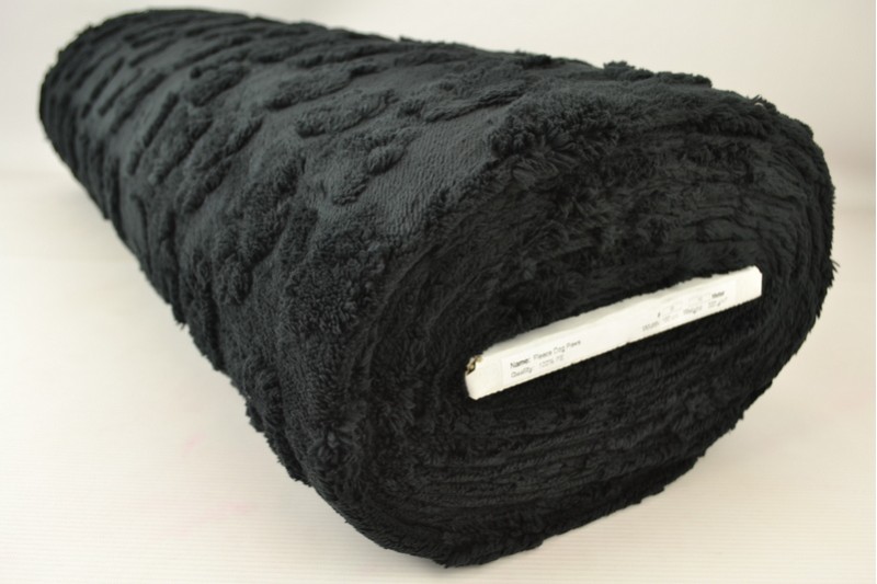 Polaire Pattes de Chien noir, rouleau