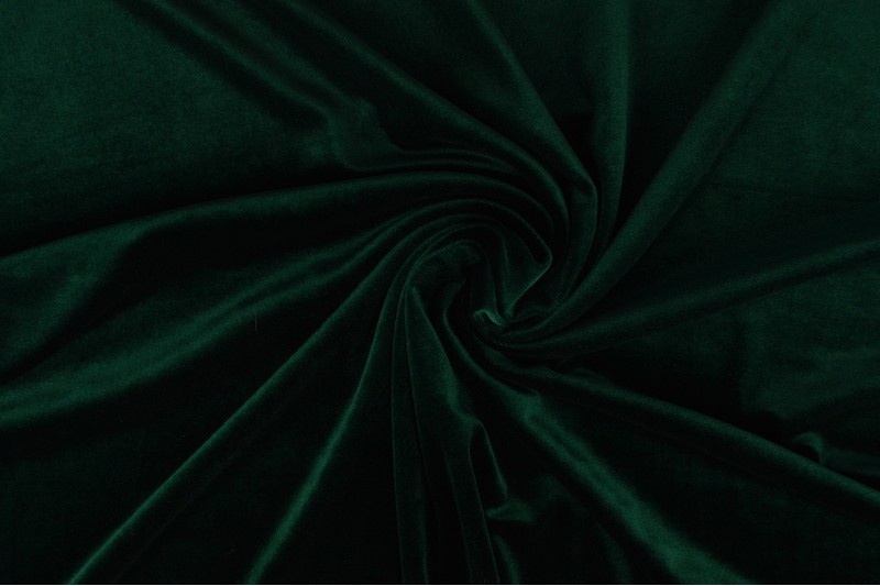 Velours Stretch velours stretch vert foncé