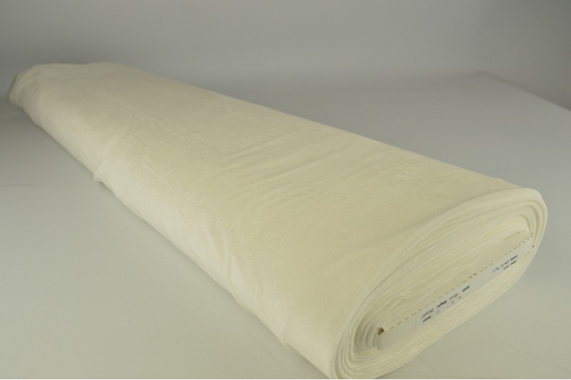 Velours Stretch velours stretch blanc cassé, rouleau