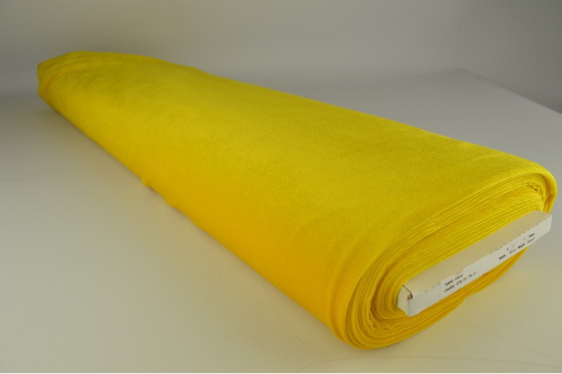 Velours Stretch velours stretch jaune, rouleau
