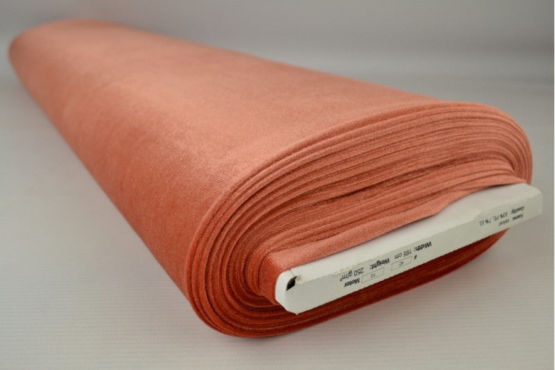 Velours Stretch velours stretch cuivre, rouleau