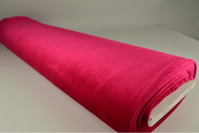 Velours Stretch velours stretch rose corail, rouleau