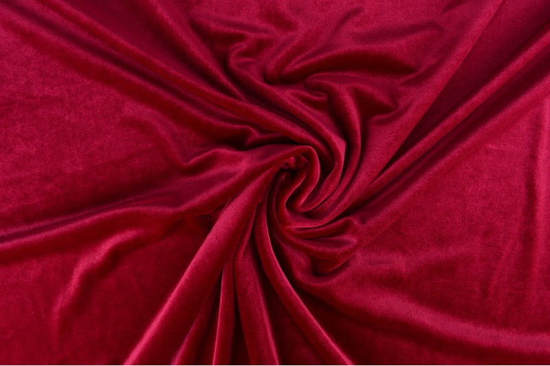 Velours Stretch velours stretch rose corail