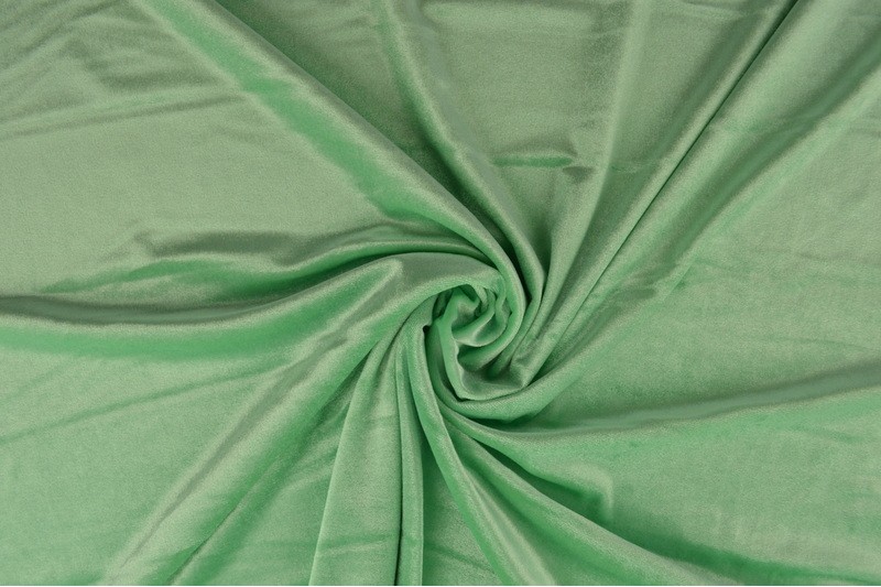 Velours Stretch velours stretch vert menthe