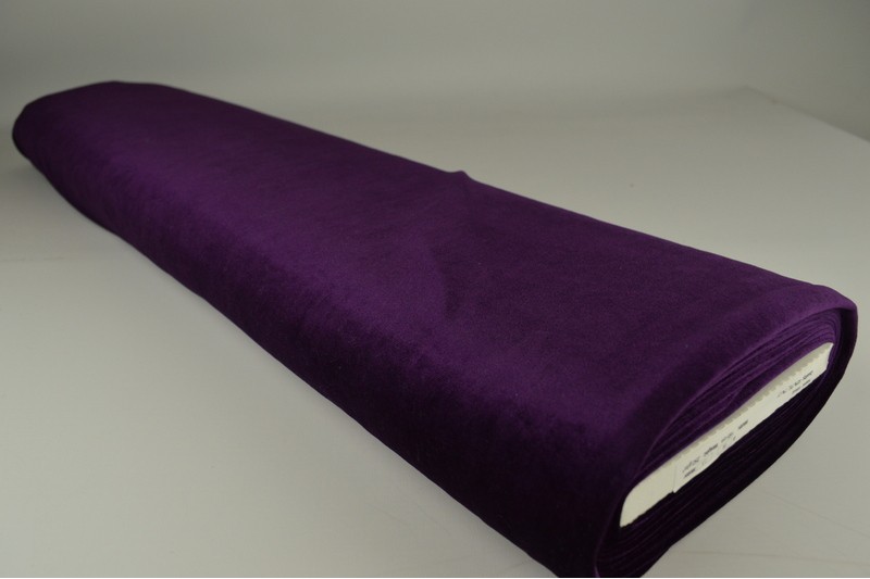 Velours Stretch velours stretch violet, rouleau