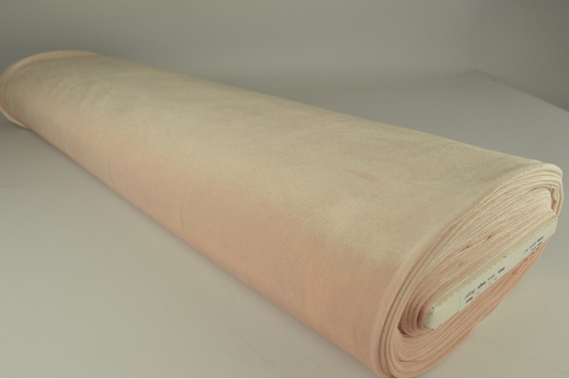 Velours Stretch velours stretch rose, rouleau