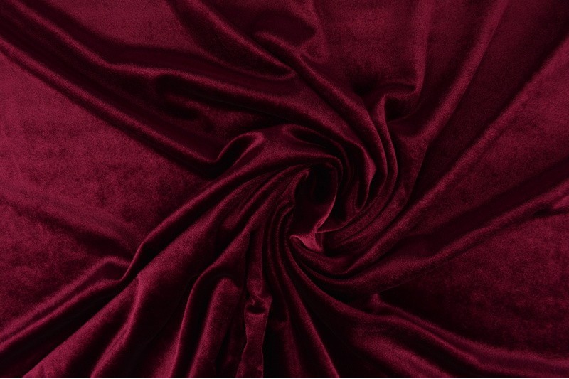 Velours Stretch velours stretch bordeaux