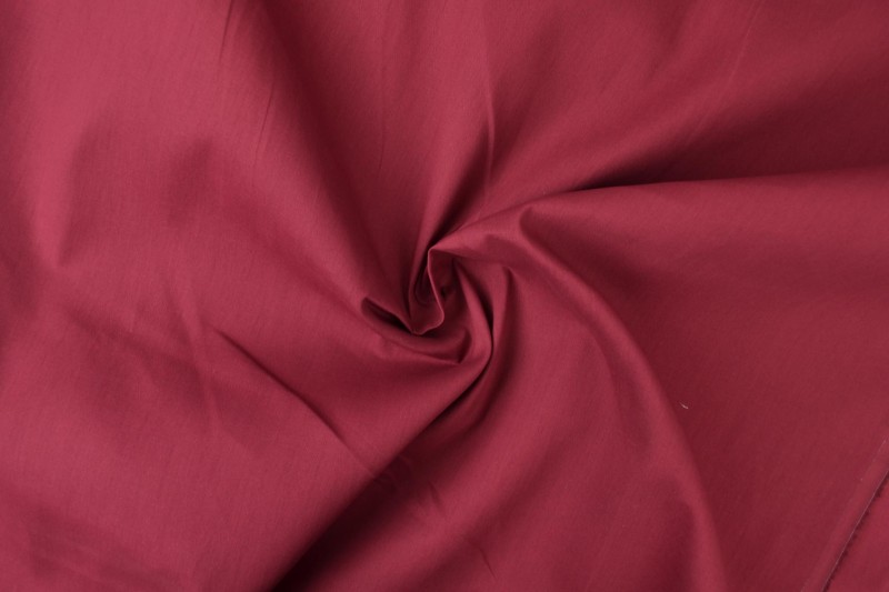 Coton Ignifugé 300 cm de large, rouge bordeaux
