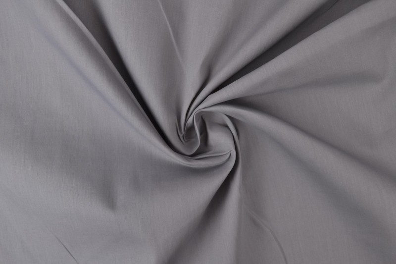 Coton Ignifugé 300 cm de large, gris foncé