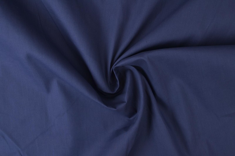 Coton Ignifugé 300 cm de large, bleu marine
