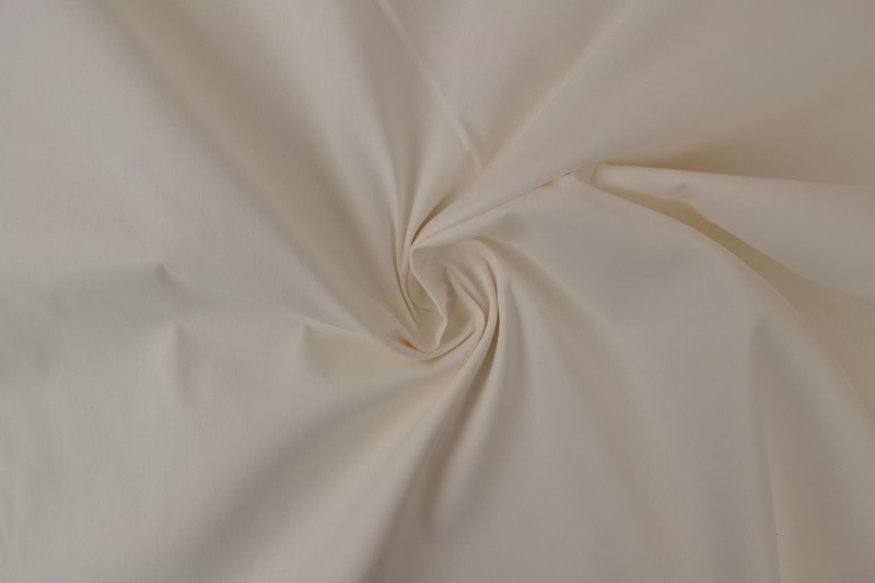 Coton Ignifugé 300 cm de large, blanc