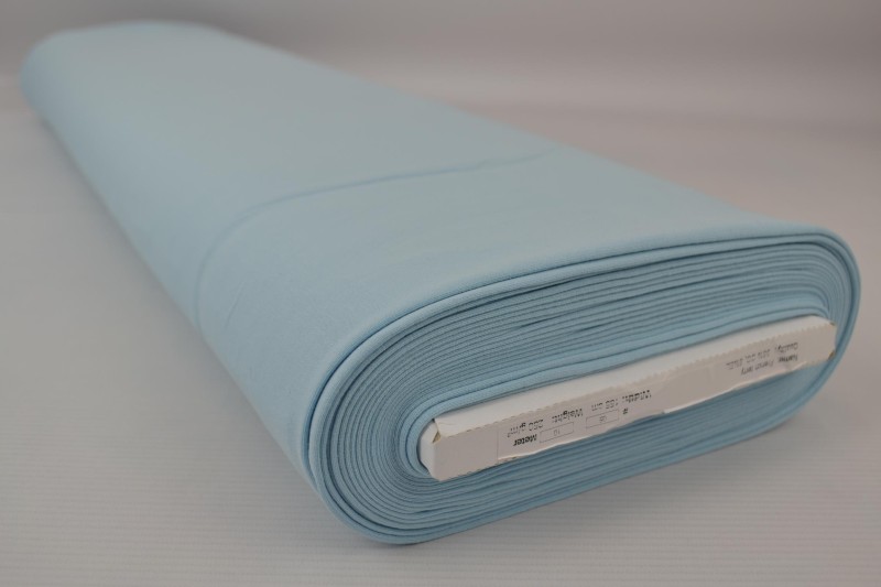 French Terry bleu bébé, rouleau