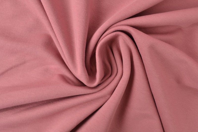 French Terry vieux rose foncé