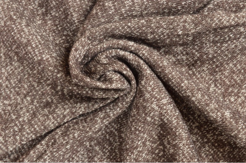 French Terry Chiné viscose brun