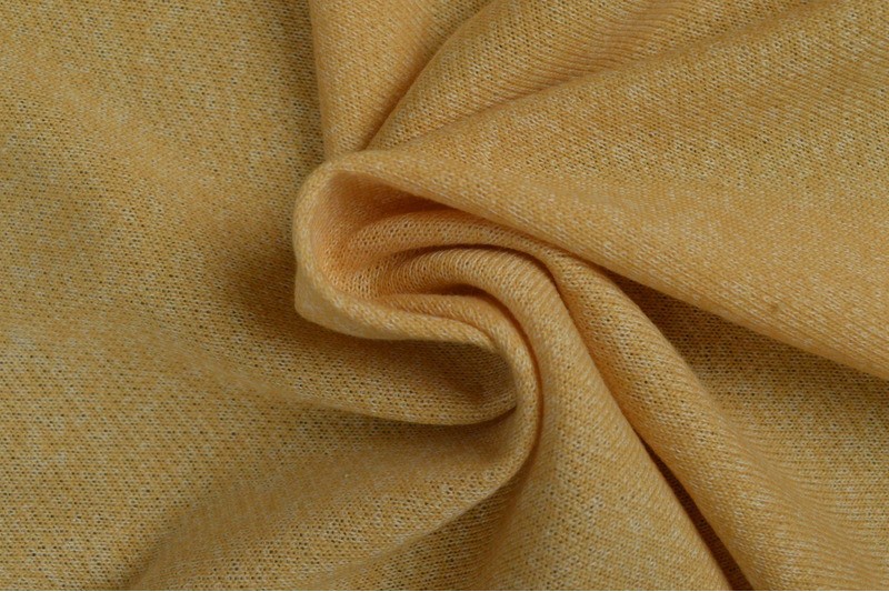 French Terry Chiné viscose champagne