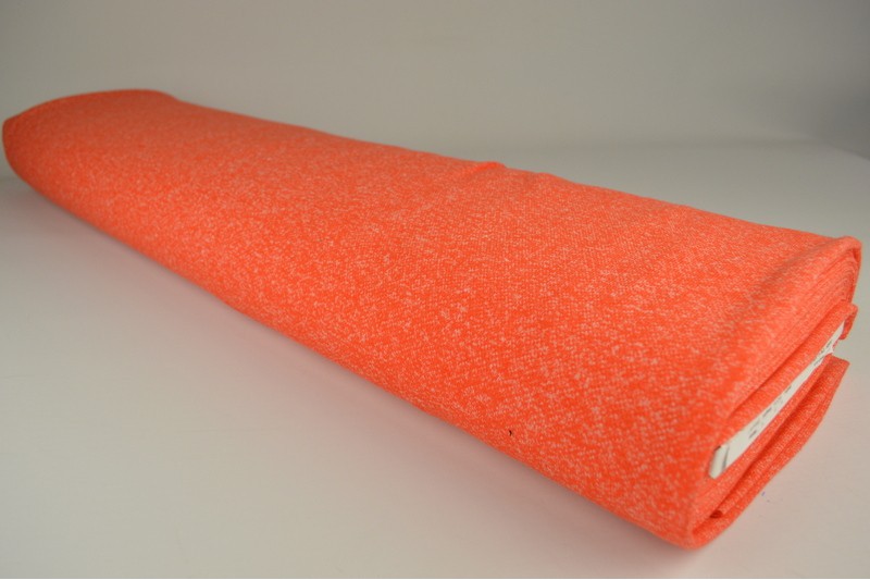 French Terry Chiné viscose orange foncé, rouleau