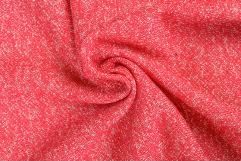 French Terry Chiné viscose rose
