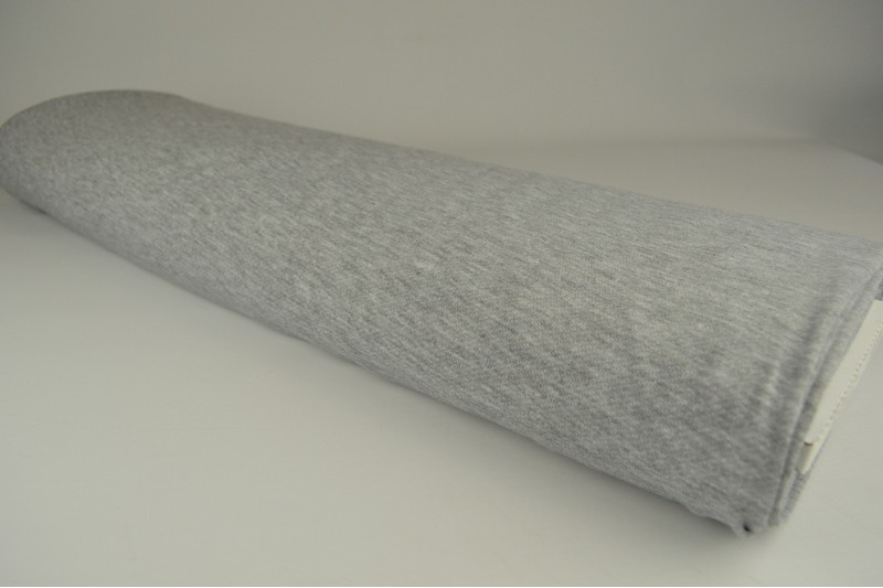 French Terry Chiné viscose gris argenté, rouleau