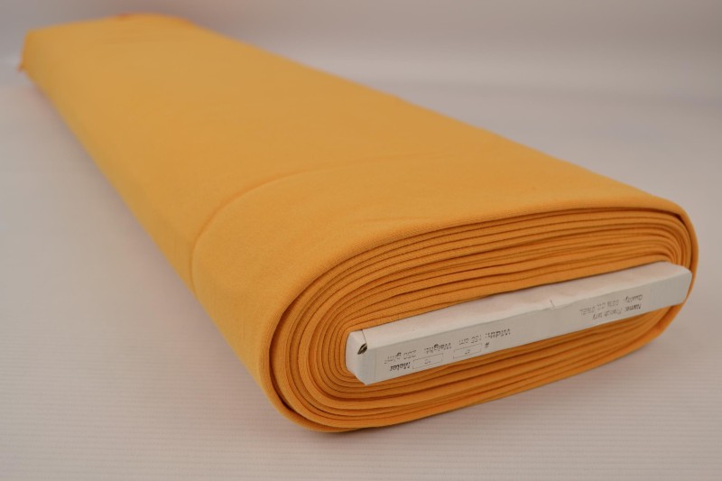 French Terry jaune ocre, rouleau