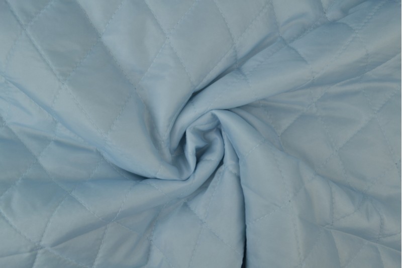 Doublure Matelassée bleu bébé