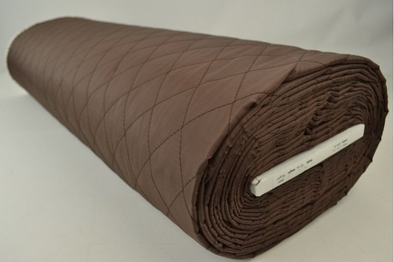 Doublure Matelassée brun, rouleau