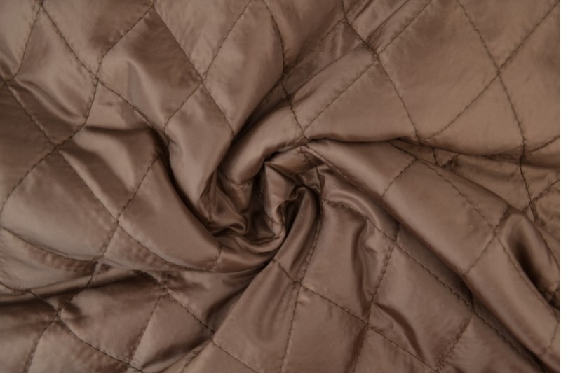 Doublure Matelassée brun