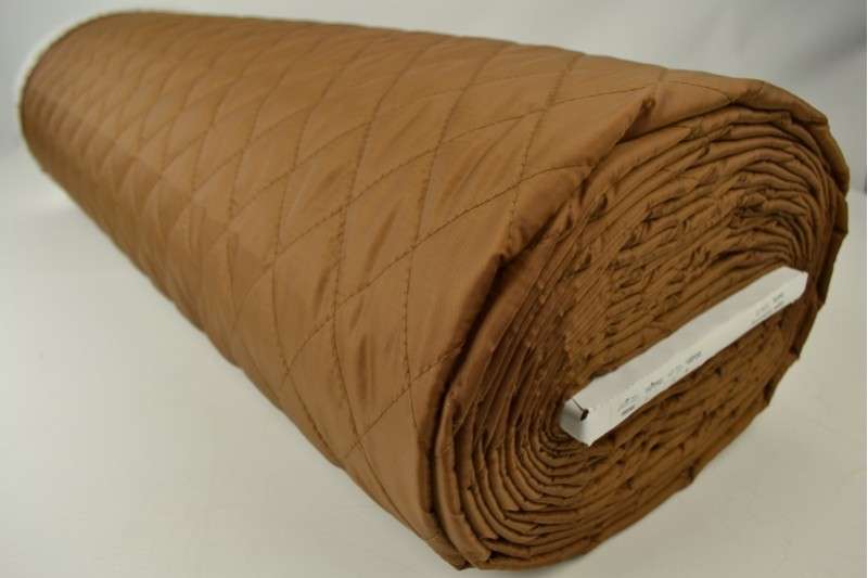 Doublure Matelassée camel foncé, rouleau