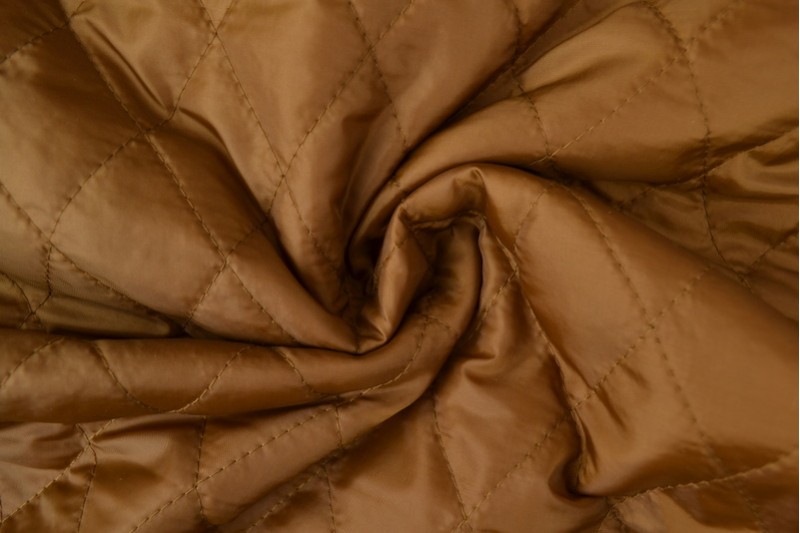 Doublure Matelassée camel foncé