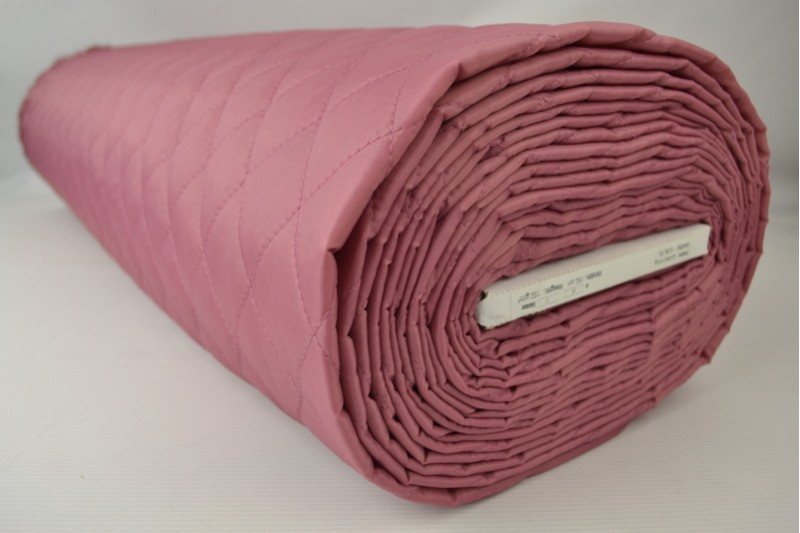 Doublure Matelassée vieux rose foncé, rouleau