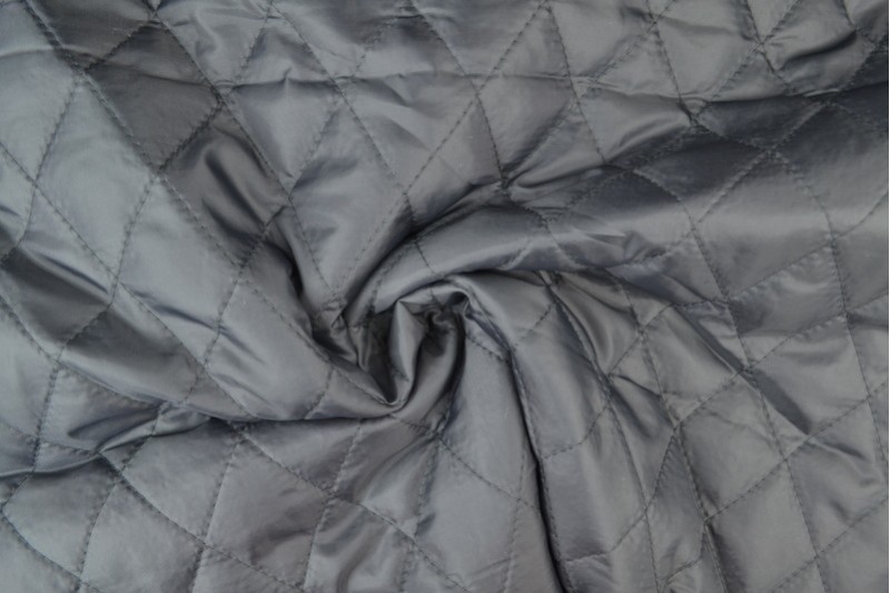 Doublure Matelassée gris foncé