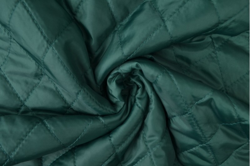 Doublure Matelassée vert foncé