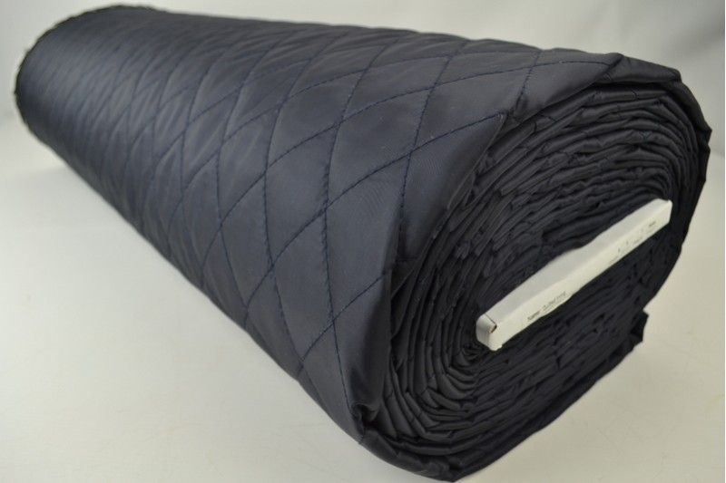 Doublure Matelassée navy, rouleau