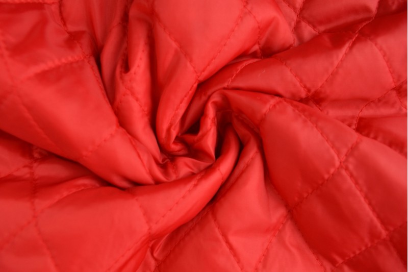 Doublure Matelassée rouge