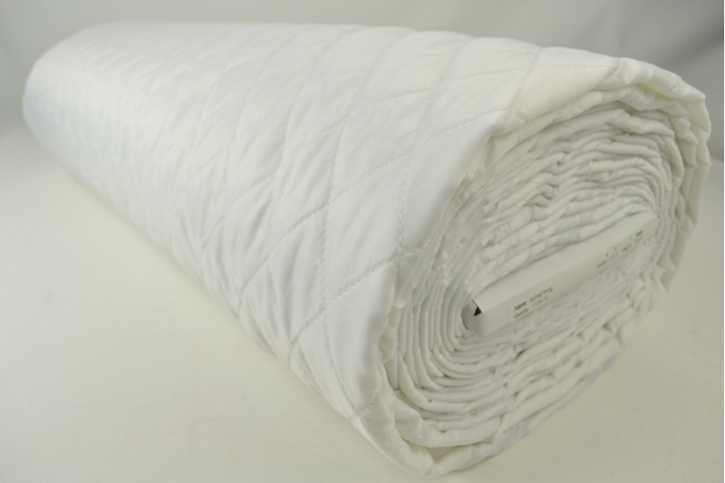 Doublure Matelassée blanc, rouleau