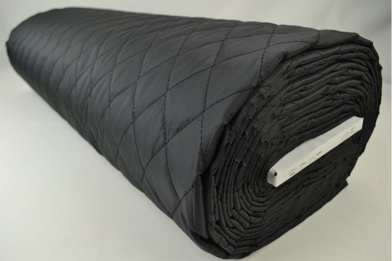 Doublure Matelassée noir, rouleau