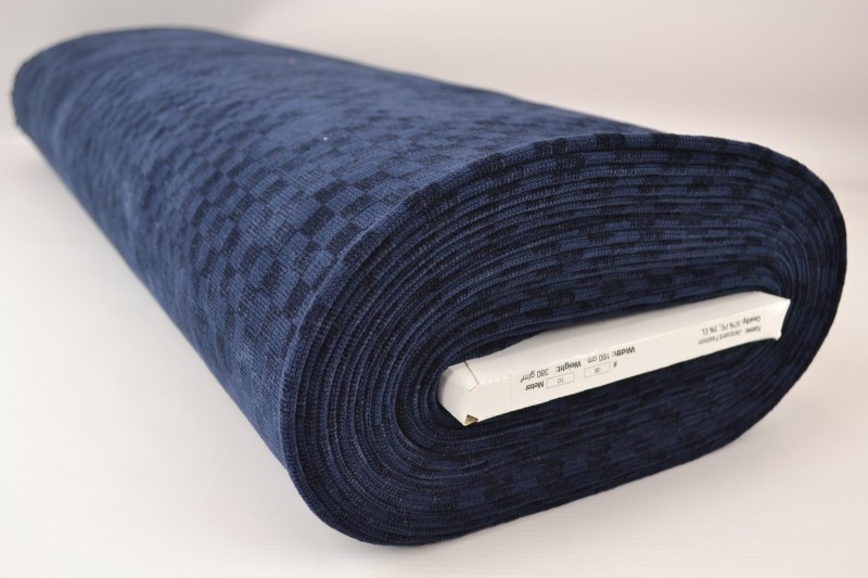 Jacquard Fashion navy, rouleau
