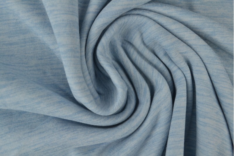 Jersey Supersoft bleu mélangé