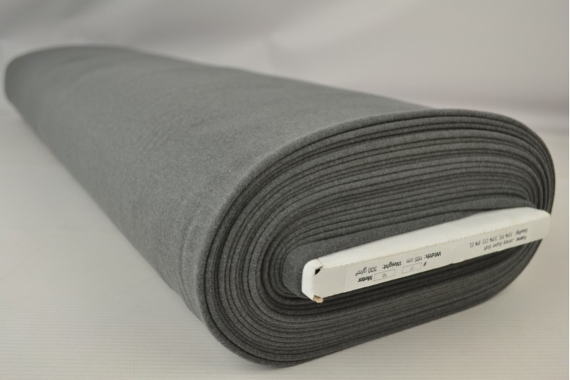 Jersey Supersoft gris foncé, rouleau