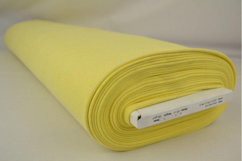 Jersey Supersoft jaune, rouleau