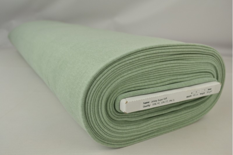 Jersey Supersoft vieux vert, rouleau