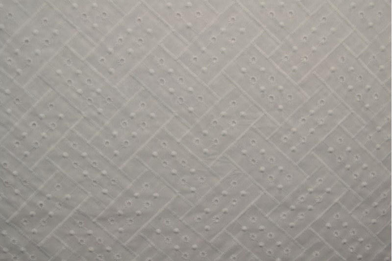 Broderie de Coton blanc (motif 01)