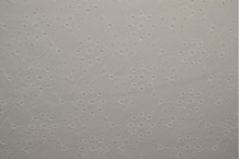 Broderie de Coton blanc (motif 03)