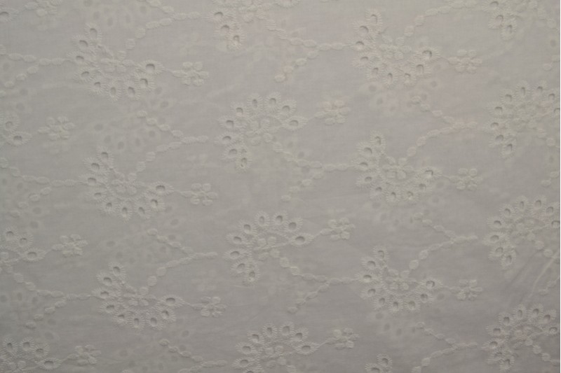 Broderie de Coton blanc (motif 20)