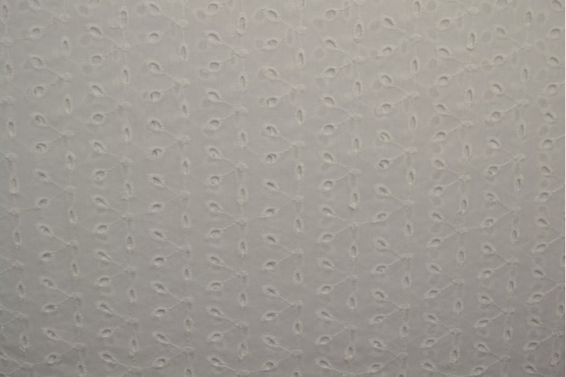 Broderie de Coton blanc (motif 22)