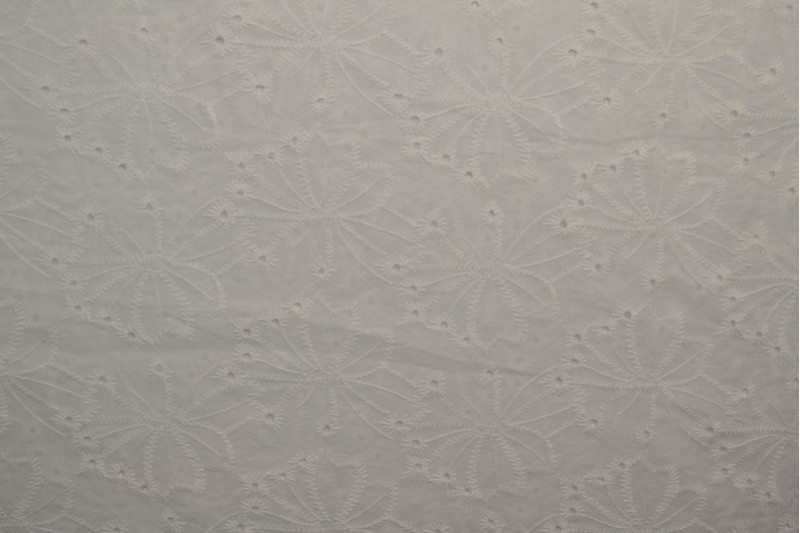 Broderie de Coton blanc (motif 23)