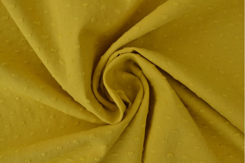 Coton Dobby jaune