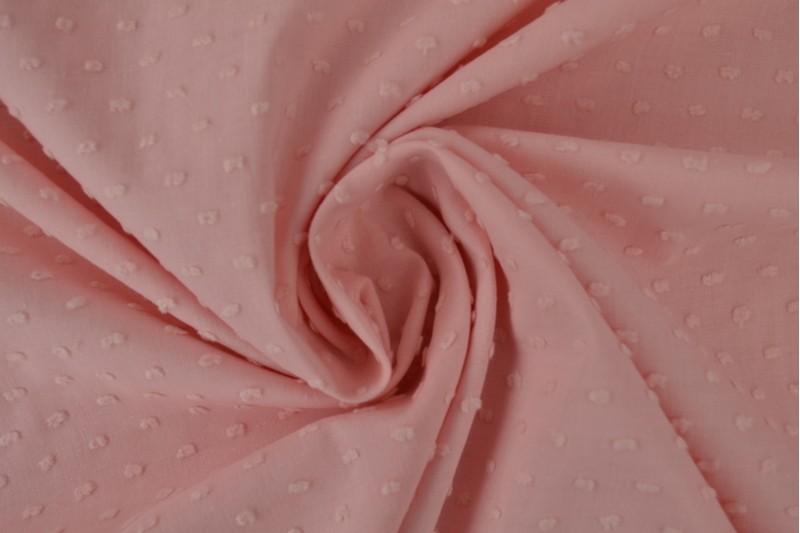 Coton Dobby rose