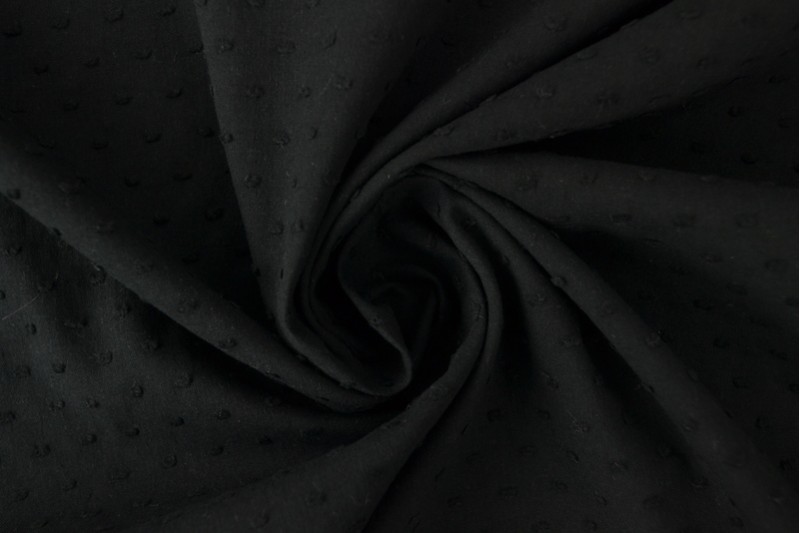Coton Dobby noir