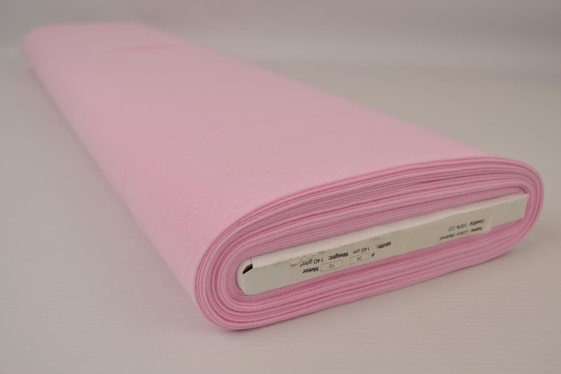 Coton Lavé coton lavé rose bébé, rouleau